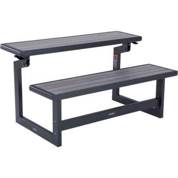 Lifetime Lifetime® Simulated Wood Convertible Bench, Gray 60253